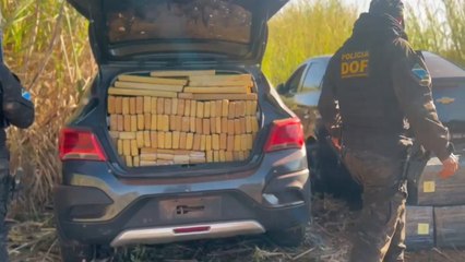 Policía brasileña incauta carga millonaria de droga y cigarrillos paraguayos