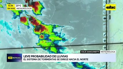 Meteorología: lluvias se concentran en el norte de la Región Oriental y el Chaco