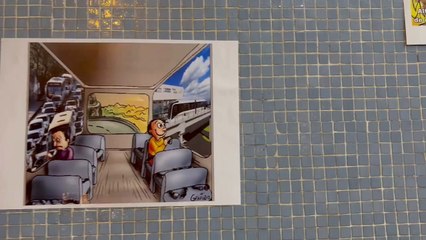 "El Ministerio de Memes", mural instalado frente al MOPC