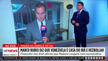 Marco Rubio diz que Venezuela é casa do Irã e Hezbollah