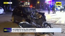 Accidente en Lambaré deja un menor fallecido