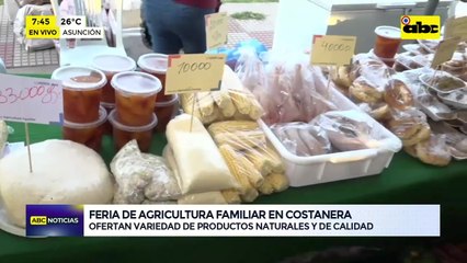 Productos frescos en la Costanera: invitan a aprovechar variedad de ofertas