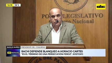 “Es el término de una persecución feroz”: Bachi celebra blanqueo a Horacio Cartes