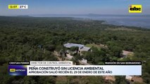 Mansión de Santiago Peña fue edificada sin licencia ambiental