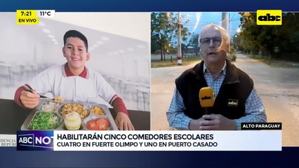 Habilitan comedores escolares en Alto Paraguay