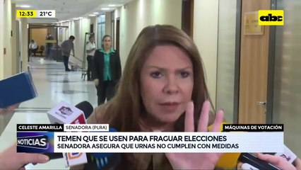 “No tenemos confianza en esas máquinas” dice senadora liberal
