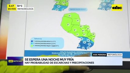 Meteorología: frío se intensificará a la noche y se prevén heladas en varios puntos