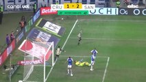 El gol de Gustavo Caballero en el triunfo de Santos