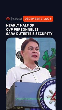 Sara Duterte’s security detail comprised nearly half of OVP personnel in 2024