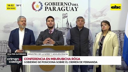Ministro de Niñez ahora plantea ley de busqueda de personas desaparecidas