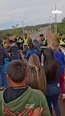 Universitarios Salen A Protestar En Canindeyú Y Son Reprimidos Por La Policía