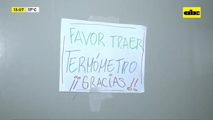 Pacientes deben ir con sus propios termómetros para consultar en el Hospital de Lambaré