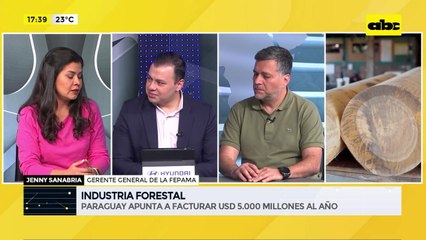 ABC Negocios - Entrevista a Jenny Sanbria y Diego Puente, de la Federación Paraguaya de Madereros