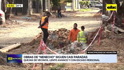 Obras inconclusas y reclamos no atendidos: así está la Asunción de “Nenecho”