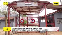 Hallan un pabellón vip hasta con jacuzzi en cárcel de Emboscada