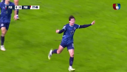 El gol de Matías Galarza para el triunfo de Paraguay en Lima