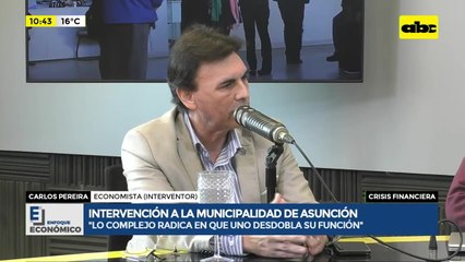 Carlos Pereira: “el interventor no puede cambiar una realidad que ya ocurrió”