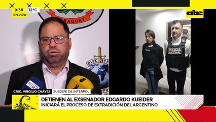 Interpol sobre detención de Edgardo Kueider