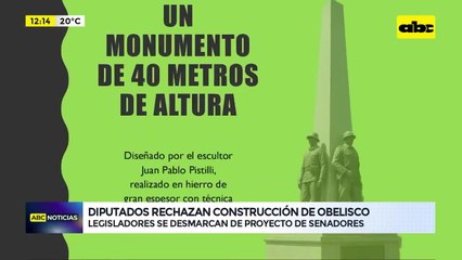 Peña aprueba ampliación de créditos al Congreso para construir un obelisco