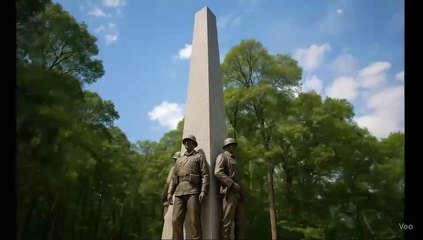 El obelisco de homenaje a los héroes del Chaco