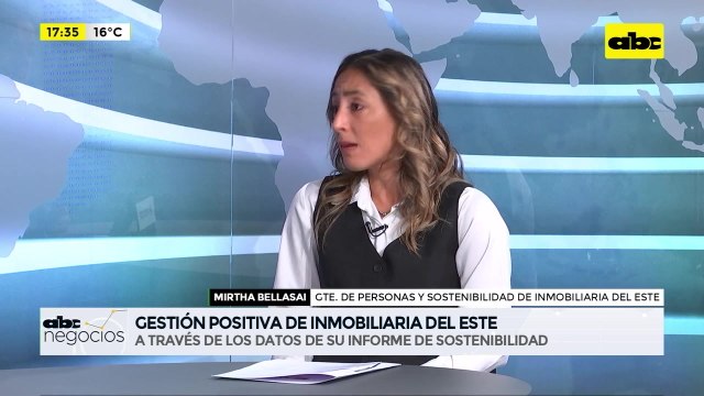 ABC Negocios - Entrevista a Mirtha Bellasai, gerente de personas y sostenibilidad de Idesa