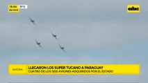 Así fue la llegada de los aviones Super Tucano