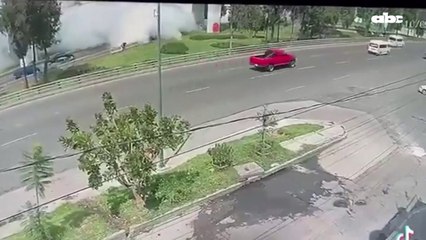 Nuevas imágenes de la explosión del camión con gas en México