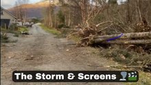 Storm Amy leaves behind a trail of chaos and destruction across Norway