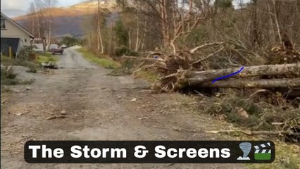 Storm Amy leaves behind a trail of chaos and destruction across Norway
