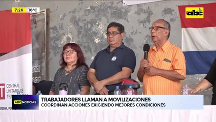 Sindicatos llaman a movilización en rechazo a las políticas del gobierno de Peña