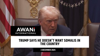 Trump says he doesn't want Somalis in the country