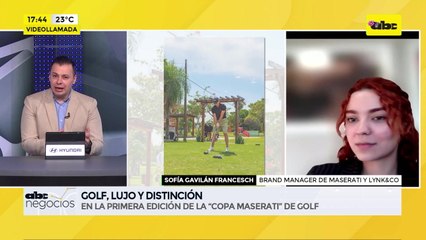 ABC Negocios - Se celebró la primera edición de la “Copa Maserati” - Entrevista a Sofía Gavilán Francesch