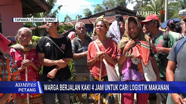 Krisis Logistik! Warga Sitahuis Tapteng Harus Berjalan Kaki 4 Jam untuk Cari Logistik Makanan