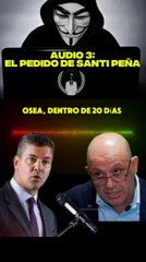 Tercer audio filtrado del interventor de CDE