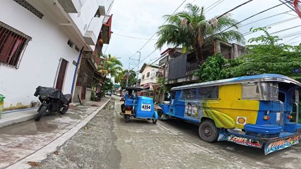 The Under Repair Mustasa Street in Marikina City in the Philippines