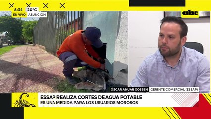 Atención morosos: Essap anuncia cortes de servicio en varios barrios
