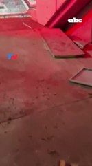 Así quedó el sector del estadio de Independiente en el que estaban los hinchas de la U. de Chile