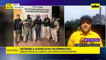 Santa Rosa del Aguaray: cayó el principal sospechoso del asesinato de Antonia Salinas