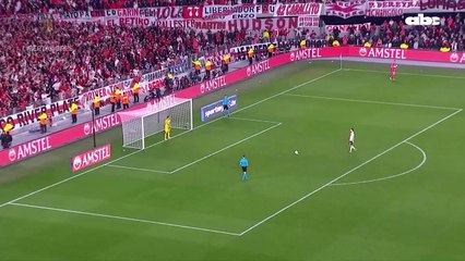 La tanda de penales en la victoria de River Plate sobre Libertad