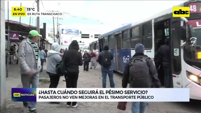 Transporte público: pasajeros claman mayor frecuencia y calidad de colectivos