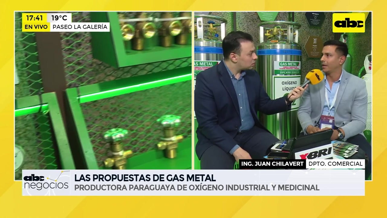ABC Negocios: Gas Metal, productora paraguaya de oxígeno industrial y medicinal