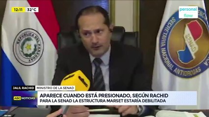 Marset reaparece “cuando se siente presionado”, según el ministro de Senad