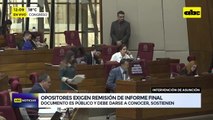 Informe de intervención a Asunción no llega a Diputados y cartismo responde con evasivas
