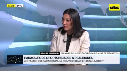 ABC Negocios - Entrevista a Raquel Hellmann, miembro del Comité de Academia del Club de Ejecutivos del Paraguay