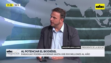 ABC Negocios - Los beneficios de potenciar el biodiesel - Entrevista a Massimiliano Corsi, presidente de la Biocap