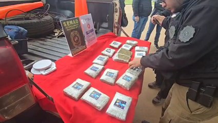 Senad halla marihuana escondida en una caja de televisor viejo