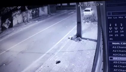 Periodista alcoholizado protagoniza choque de vehículo en Asunción