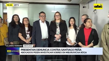 Presentan denuncia contra Santiago Peña por el caso de los sobres en Mburuvicha Róga