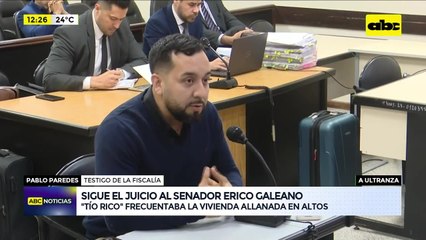 Declaró en juicio el agente que allanó propiedad que Erico vendió a testaferro de “Tío Rico”