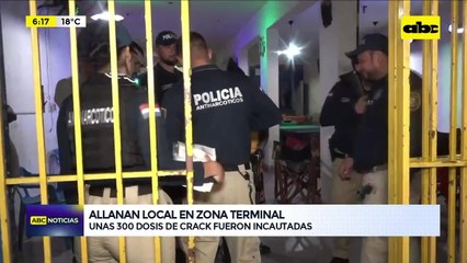 Local de venta de comidas funcionaba como sitio de expendio de crack